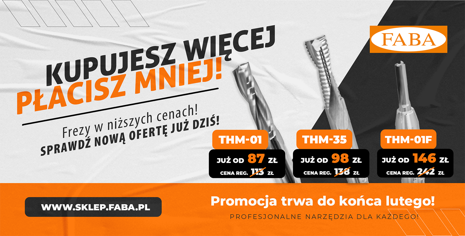 <b>Promocja na wybrane narzędzia z serii THM</b>