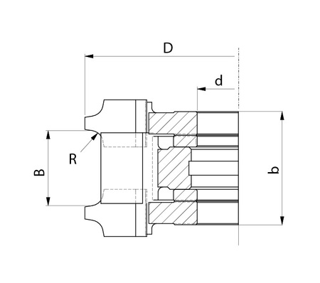 FP1500S134-0002 Zestaw frezów profilowych FP-15 134x16-36/40 z=4.0 HSS obustronne zaokrąglanie krawędzi promieniem R=5/5