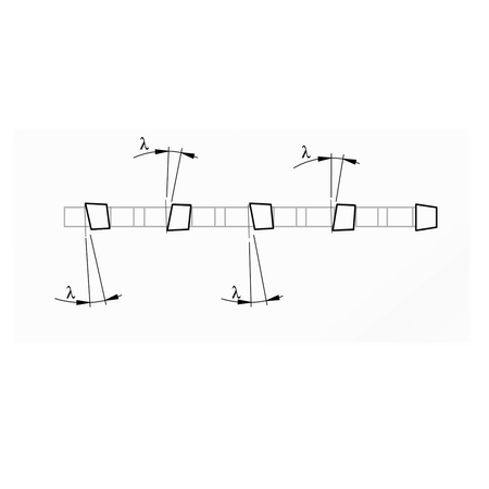 SP6050001 Piła tarczowa PI-605VT Premium 250x3/2x30 z=80 GS/GM y=15° Piła uniwersalna / geometria KOMBI / bardzo dokładne cięcie