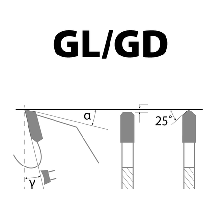 P0700116 Piła tarczowa PI-507S 303x3,2/2,2x30 z=60 GŁ/GD y=10° Piła uniwersalna / cięcie bez podcinaka / cięcie pionowe