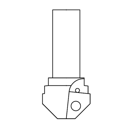 GTF.0014.30 Głowica profilowa GTF 35/20x20 z=2.1. HM Prawa Front meblowy profil 1.3, głowica do zestawu profil 1