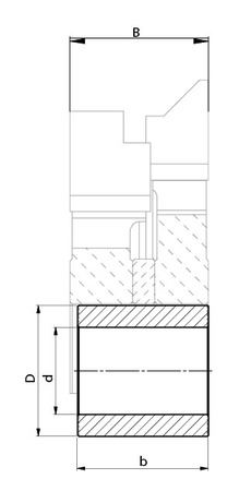 WHAT00198 Tuleja redukcyjna TR 40/35x50