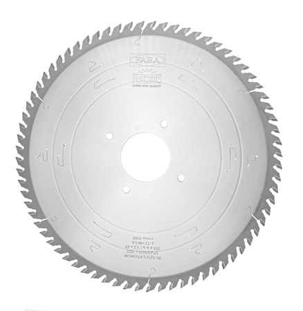 SP2105019 Piła tarczowa PI-521VS Premium 355x4,4/3,2x65 z=72 GA y=15° Piła formatyzująca / cięcie w pakiecie