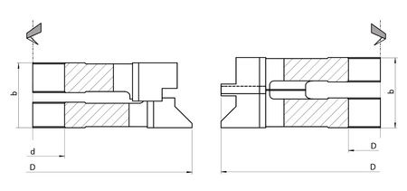 B0100S150A0001 Zestaw frezów profilowych 140/40 z=4.0 HSS boazeria profil 6200/1a
