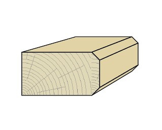 FP1600W134-0002 Zestaw frezów profilowych FP-16 134x16-36/40 z=4.0 HM obustronne fazowanie krawędzi pod kątem 45°/45°