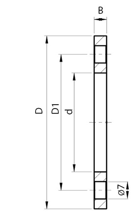WHAP05017 Przekładka PD-01 z otworami 60/30x10
