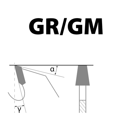 D4080697 Piła tarczowa PD-408 125x3,1-4,2/2,5x20 z=24 GR/GM Podcinak DIA / stożkowy