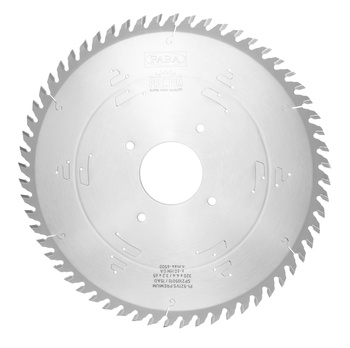 SP2105010 Piła tarczowa PI-521VS Premium 320x4,4/3,2x65 z=60 GA y=15° Piła formatyzująca / cięcie w pakiecie