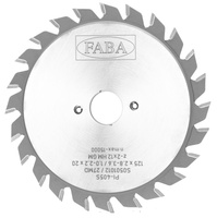 S0501012 Piła tarczowa PI-405S 125x2,8-3,6/1,0-2,2x20 z=2x12 GM y=12° Podcinak / zestaw z regulacją do rowków / regulowana szerokosć przekładkami