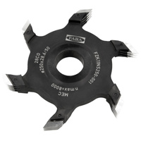 FZK11NS250-001 Frez nasadzany do złącz 250x28,6/50 z=3+3 HSS do łączenia poprzecznego, złącze 10/11x3,8 na maszyny z piłą do formatowania / obcinania czoła