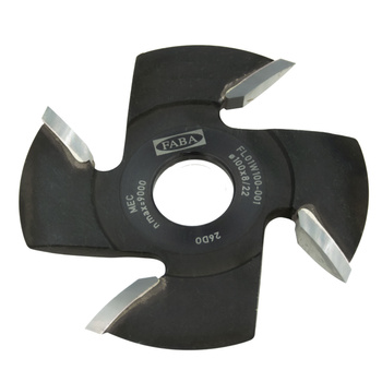 FL01W100-001 Frez nasadzany profilowy FL-01-A 100x8/22 z=4.2 HM frezowanie kieszeni żywicznych