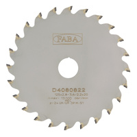 D4080822 Piła tarczowa PD-408 125x2,8-3,6/2,2x20 z=24 GR/GM Podcinak DIA / stożkowy