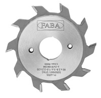 S0501001 Piła tarczowa PI-405S 80x2,8-3,6/1,0-2,2x20 z=2x10 GM y=12° Podcinak / zestaw z regulacją do rowków / regulowana szerokosć przekładkami