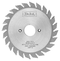 S0501002 Piła tarczowa PI-405T 100x2,8-3,6/1,0-2,2x20 z=2x12 GM y=12° Podcinak / zestaw z regulacją do rowków / regulowana szerokosć przekładkami