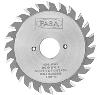 S0501003 Piła tarczowa PI-405T 100x2,8-3,6/1,0-2,2x22 z=2x12 GM y=12° Podcinak / zestaw z regulacją do rowków / regulowana szerokosć przekładkami