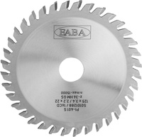 S0101288 Piła tarczowa PI-401S 125x3,4/2,2x22 z=36 GS y=10° Piłka tarczowa do rowków / rozcinanie wydłużona żywotność