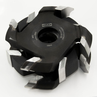 FP0500S134-0001 Zestaw frezów profilowych FP-05 134x16-36/30 z=4.0 HSS obustronne zaokrąglanie i fazowanie krawędzi 5/45°