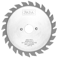 S0501010 Piła tarczowa PI-405T 125x2,8-3,6/1,0-2,2x20 z=2x12 GM y=12° Podcinak / zestaw z regulacją do rowków / regulowana szerokosć przekładkami